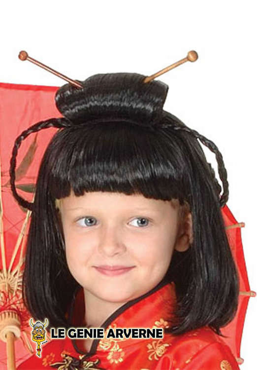 perruque chinoise enfant