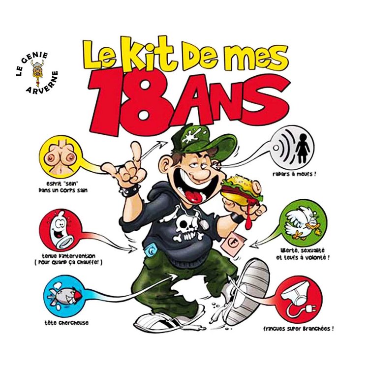 Cadeau pour 18 ans homme Ziloo.fr