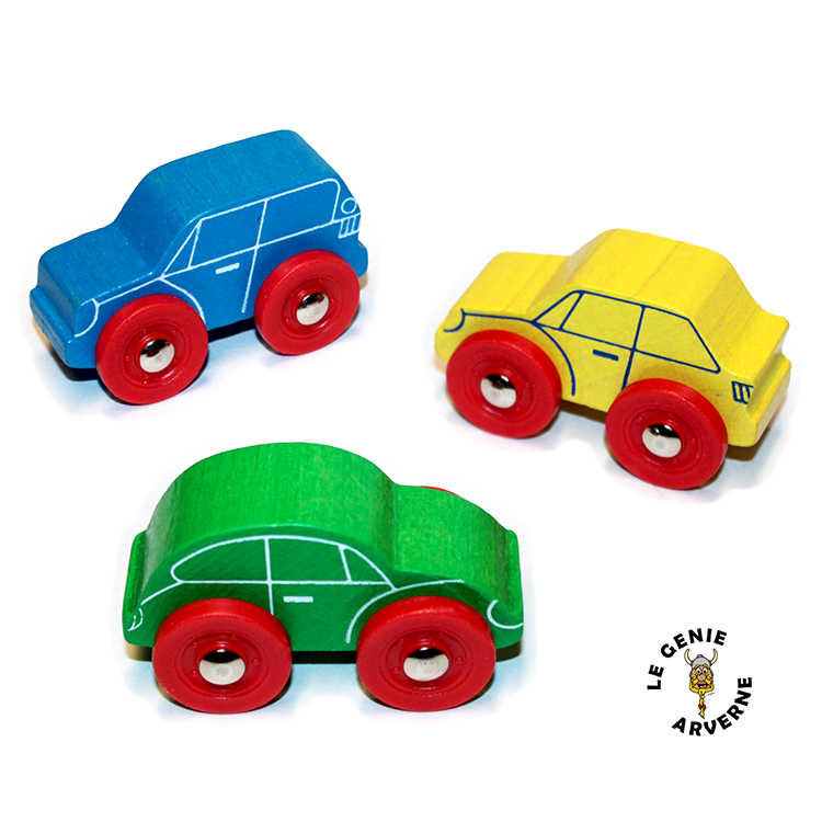 Véhicule miniature bois - Voiture éco