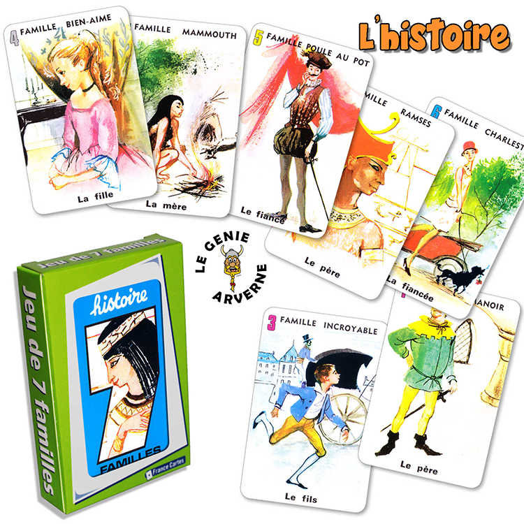 Jeu de Cartes Les 7 Familles