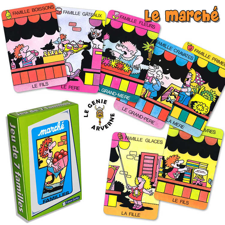 Jeu de cartes, 7 familles des métiers, France Cartes - Début de Série