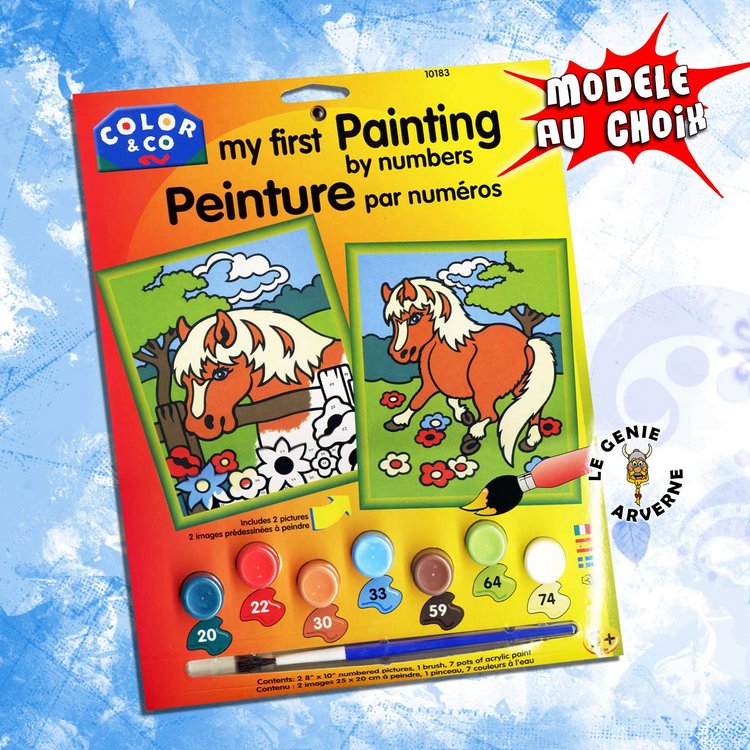 peinture a numero enfant peinture avec numéro loisir créatif Brilnt