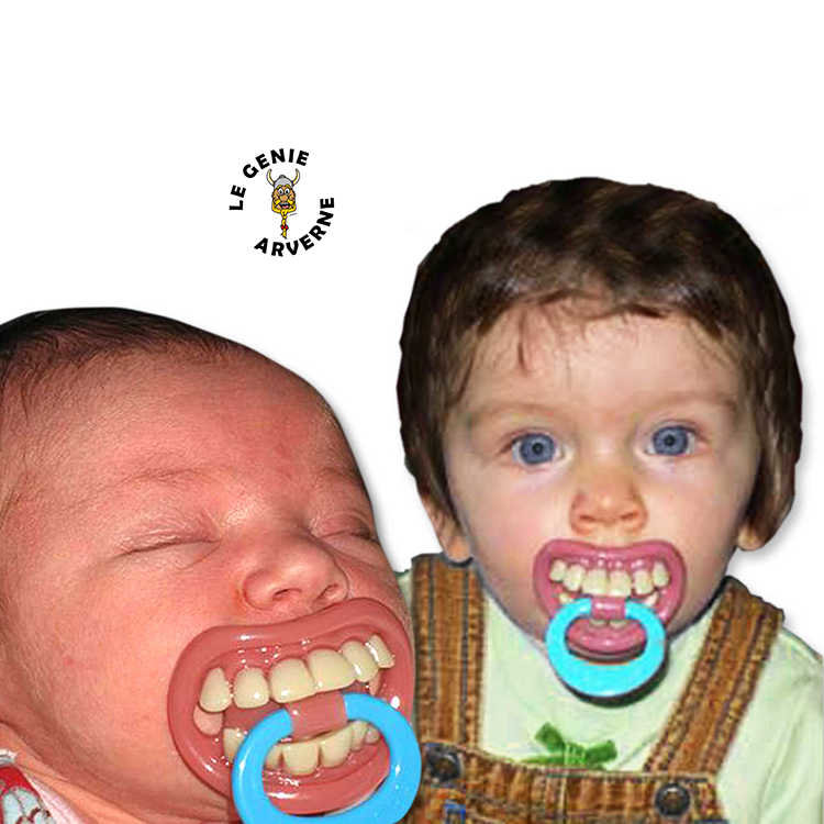 Tétine de Bébé à Dents