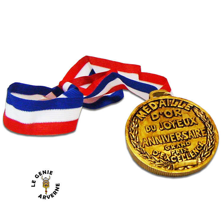Medaille D Or Joyeux Anniversaire Medaille D Or Joyeux Anniversaire