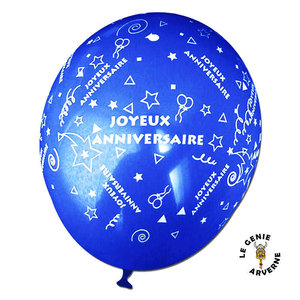 Ballon bleu clair 30 cm - Festicadeau