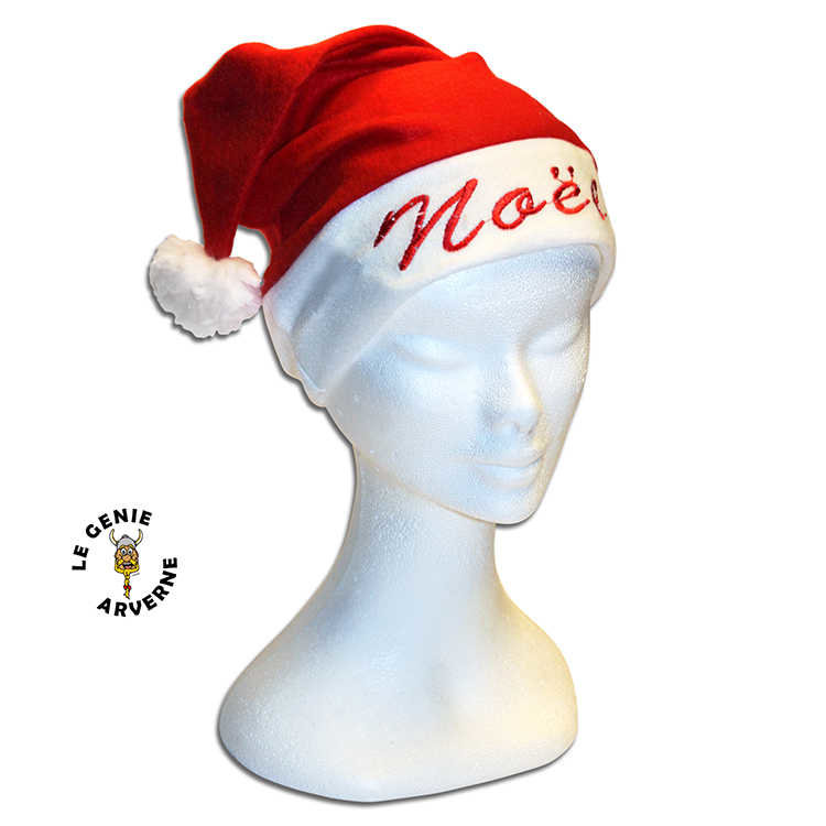 BONNET BLANC DE NOEL (Bonnet Lumineux)