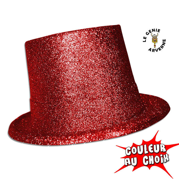 Chapeau Haut de Forme à Paillettes