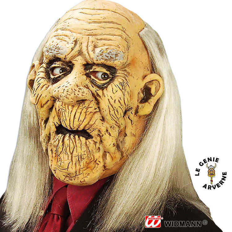 Masque Vieux Avec Cheveux