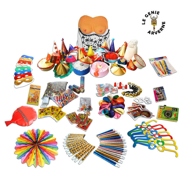 Boules dancing Multicolores Cotillons x Sachet 20 boules -Cd