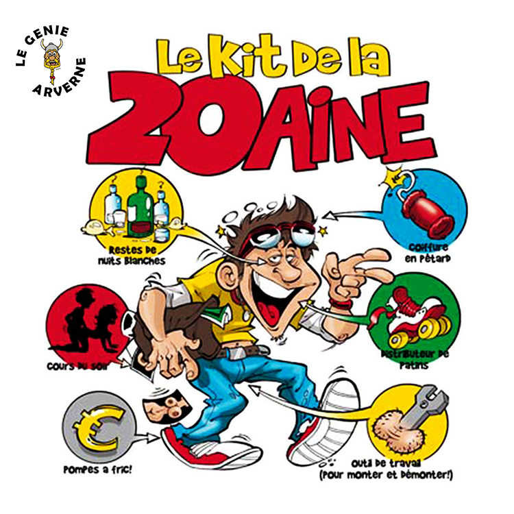 T-shirt Anniversaire 20 Ans humour 