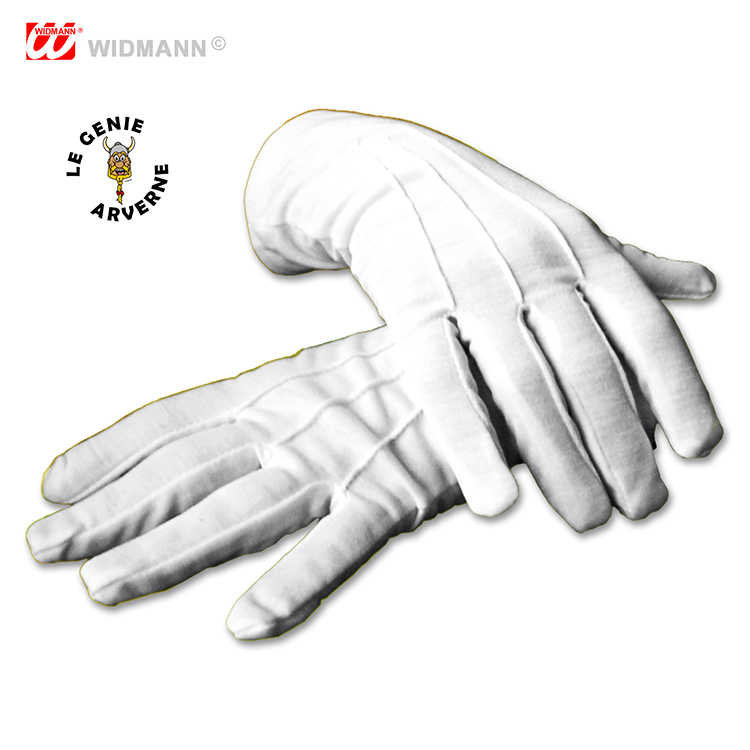 Gants Blancs Coton Luxe