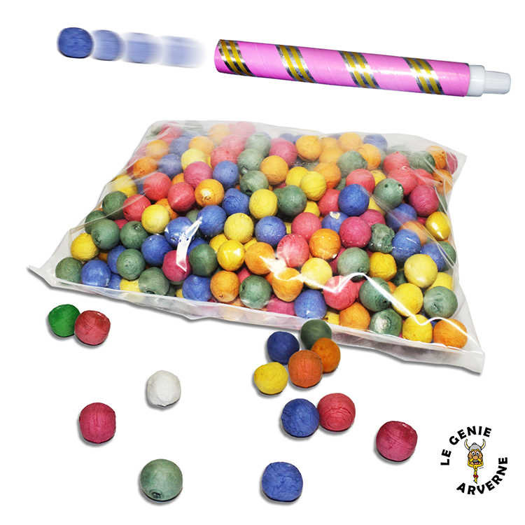 Boules Dancing Multicolores pour Sarbacanes