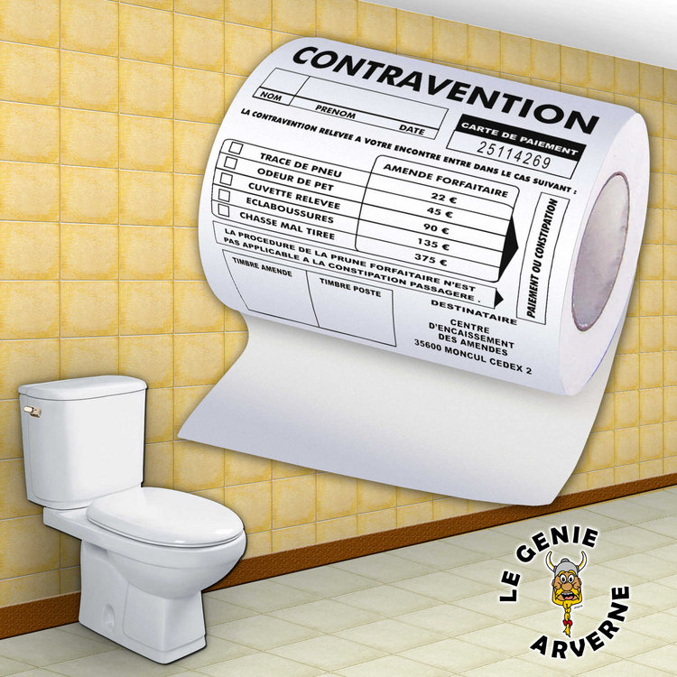 Télécharger gratuitement Images Papier Wc Contravention actualisé par