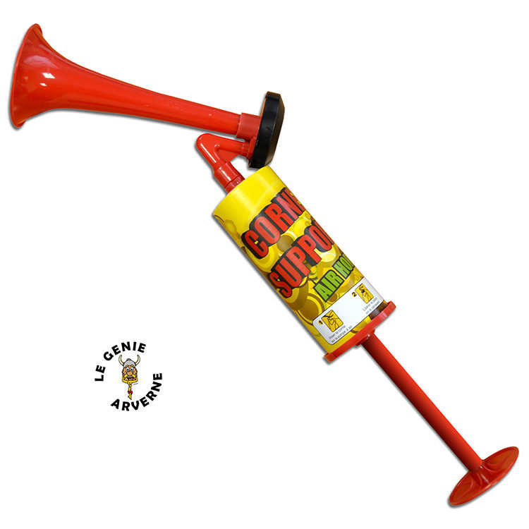 Corne Vuvuzela Bleue 48cm - Supporter Foot, Fête