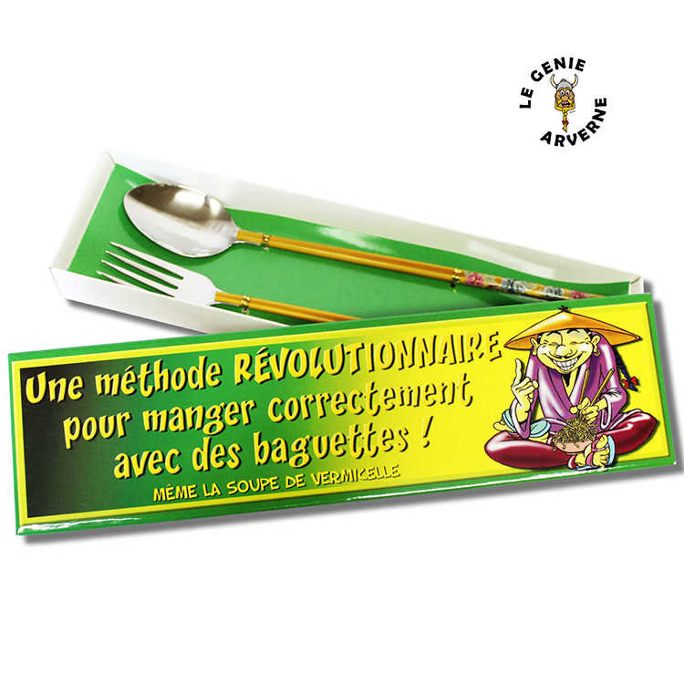 Boîte Humour Baguettes Asiatiques