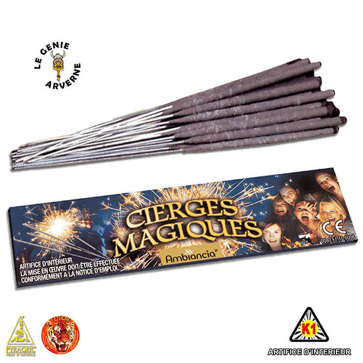 Cierges Magiques 18 cm (sachet de 10)
