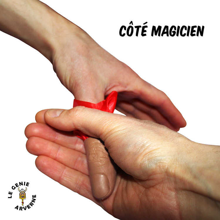 tour de magie pouce