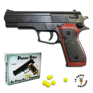 AIRSOFT GUN PISTOLET BILLES JOULES CHARGEUR GUERRE JOUET PLASTIQUE